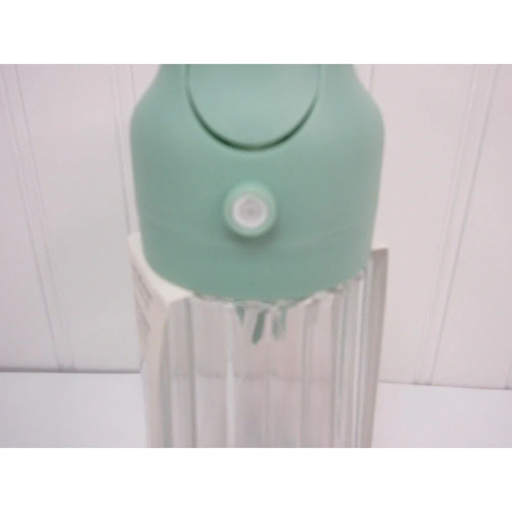 Pioneer Woman Oil Mister 16oz Clear Glass Mint Green Kitchen Gadget Oil Dispense